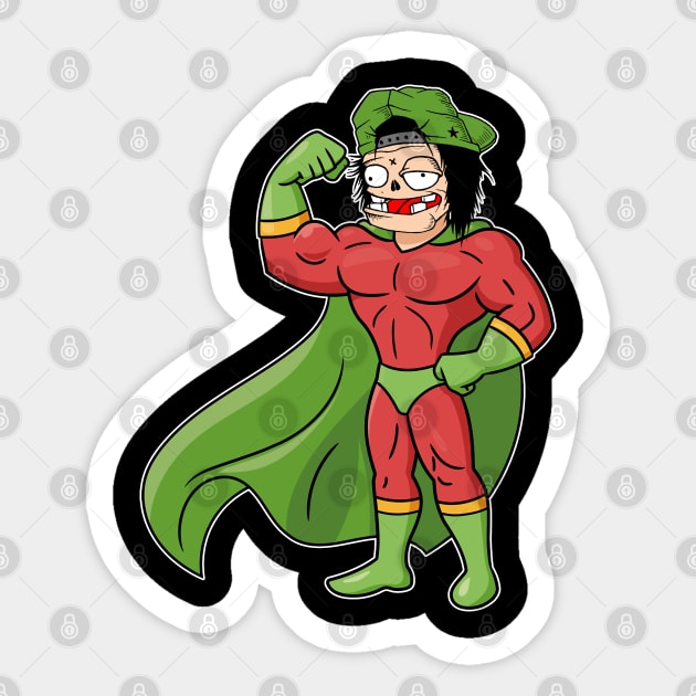 cosplay as superhero Sticker by antonimus